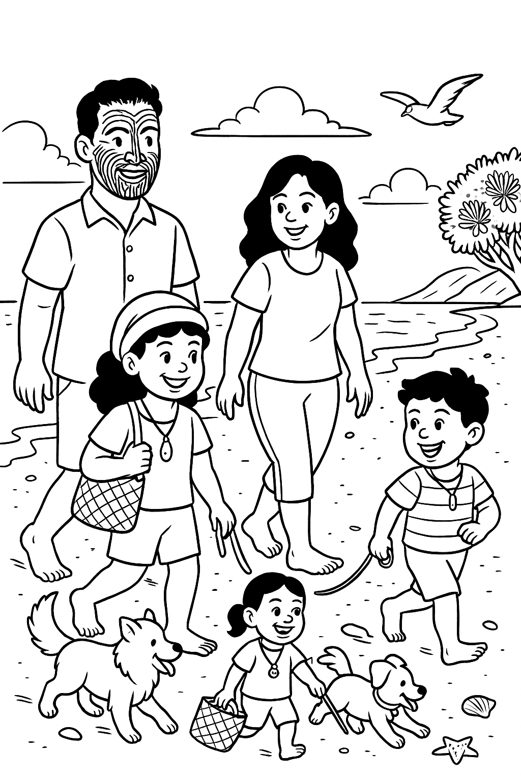 NZ Kiwi Christmas Colouring Book (Digital Download)