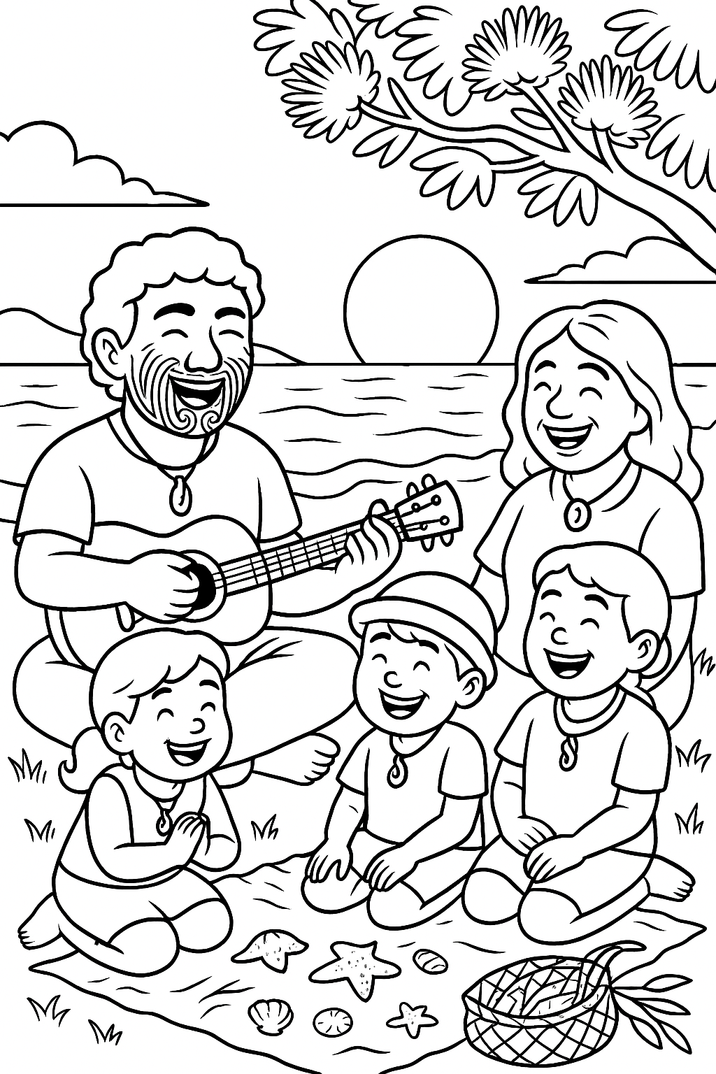 NZ Kiwi Christmas Colouring Book (Digital Download)